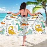 Cute Funny Kids Dinosaurs Pattern Sarong