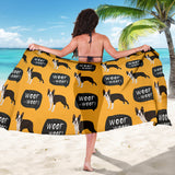 Boston Terrier Design Pattern Sarong