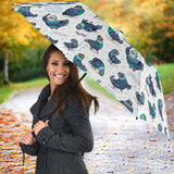 Pigeon Pattern Print Design 02 Umbrella