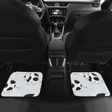 Cute Cows Pattern Front And Back Car Mats
