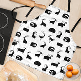 Goat Ram Pattern Adjustable Apron