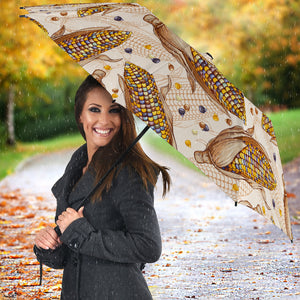 Corn Pattern Print Design 03 Umbrella