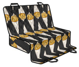 French Fries Dark Background Dog Car Seat Covers
