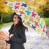 Pigeon Pattern Print Design 01 Umbrella