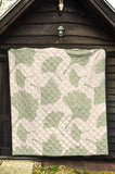 Ginkgo Leaves Pattern Premium Quilt