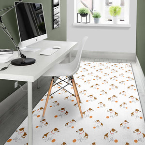 Jack Russel Pattern Print Design 05 Area Rug