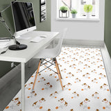 Jack Russel Pattern Print Design 05 Area Rug