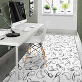Potato Chips Pattern Print Design 04 Area Rug