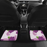 Cute Grape Pattern Front And Back Car Mats