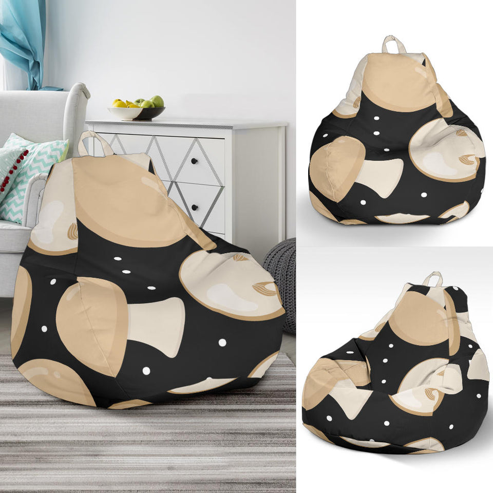 Champignon Mushroom Pattern Bean Bag Cover