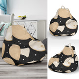 Champignon Mushroom Pattern Bean Bag Cover