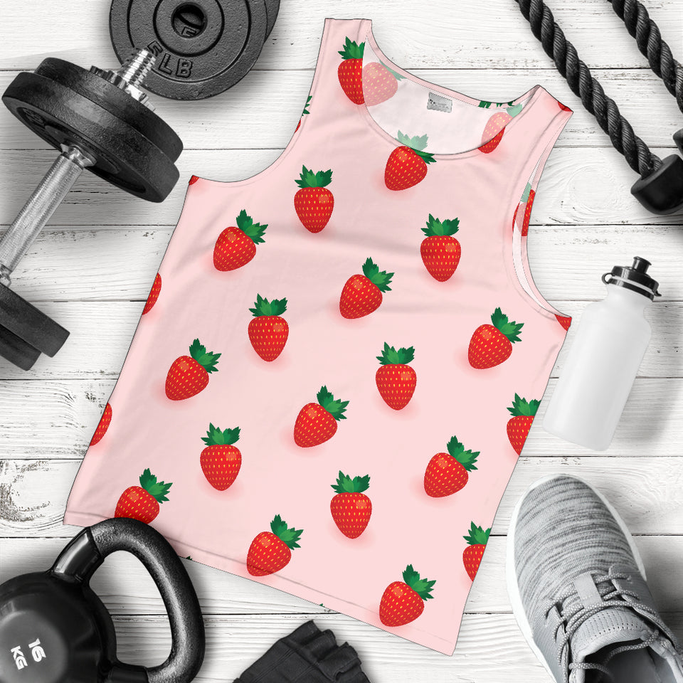Strawberry beautiful pattern Men Tank Top