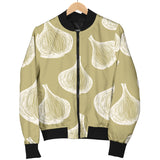 Garlic Design Pattern Women'S Bomber Jacket
