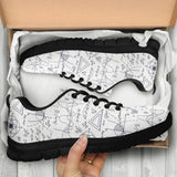 Math Pattern Print Design 03 Sneakers Pillow