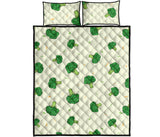 Broccoli pattern Quilt Bed Set