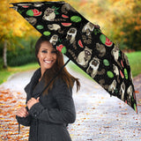 Raccoon Watermelon Pattern Umbrella
