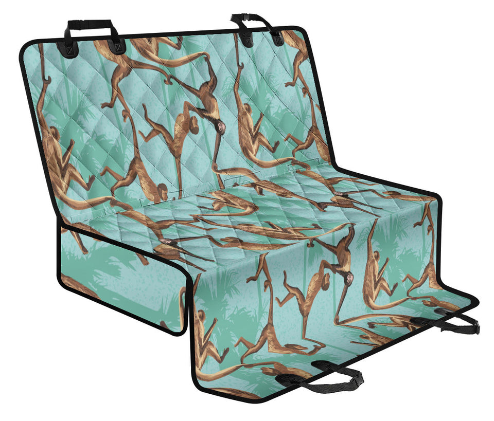 Monkey Palm Tree Background Dog Car Seat Covers