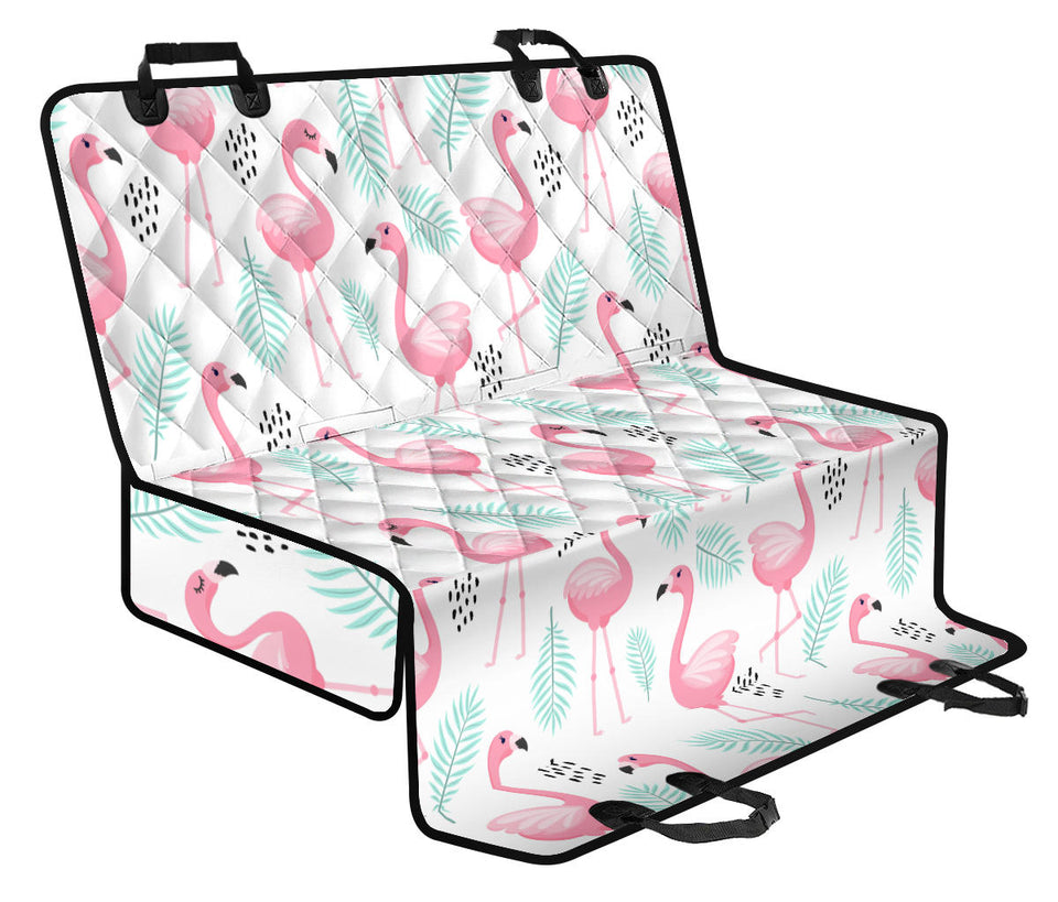 Cute Flamingo Pattern Dog Car Seat Covers