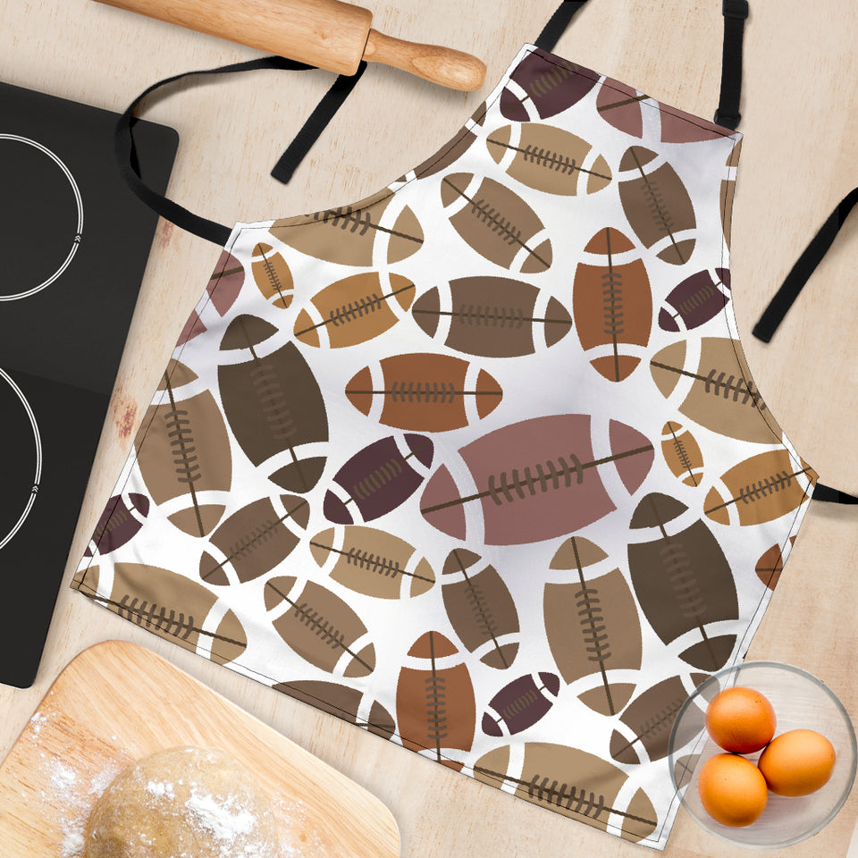 American Football Ball Pattern Adjustable Apron
