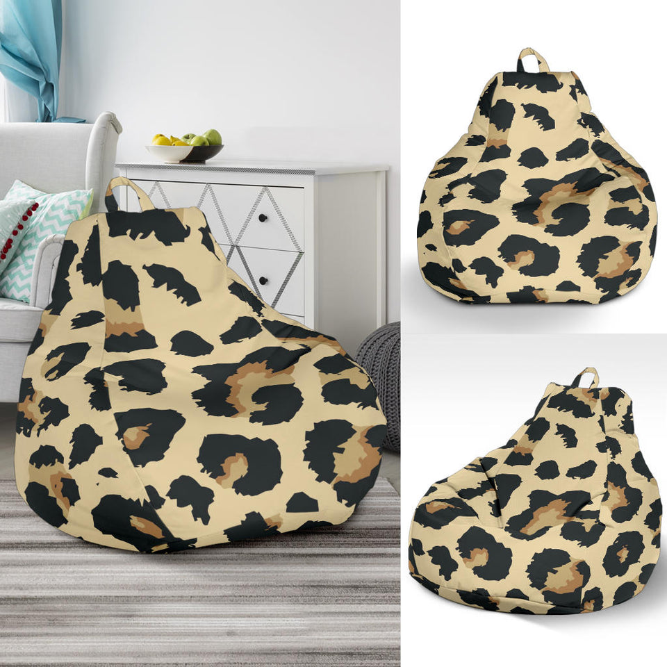 Leopard Print Design Pattern Bean Bag Cover