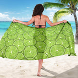 Slices Of Lime Pattern Sarong