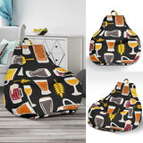 Beer Type Pattern Bean Bag Cover