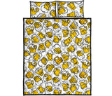 Beer design pattern Quilt Bed Set