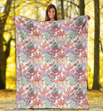 Coral Reef Pattern Print Design 03 Premium Blanket