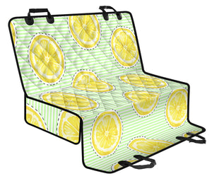 Slice Of Lemon Pattern Dog Car Seat Covers