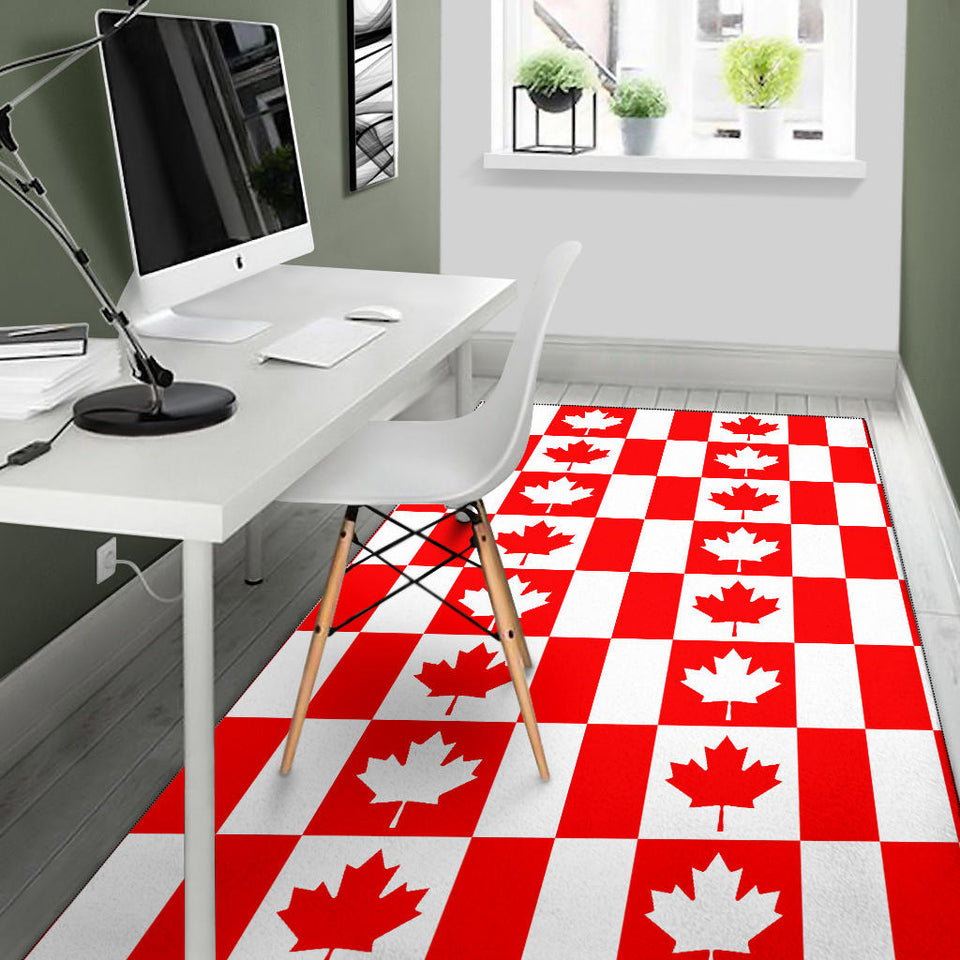 Canada Pattern Print Design 05 Area Rug