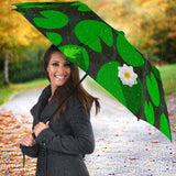 Frog Waterlily Pattern Umbrella