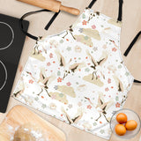 Beautiful Japanese Cranes Pattern Adjustable Apron