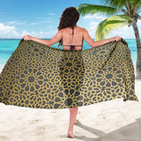 Arabic Star Gold Pattern Sarong