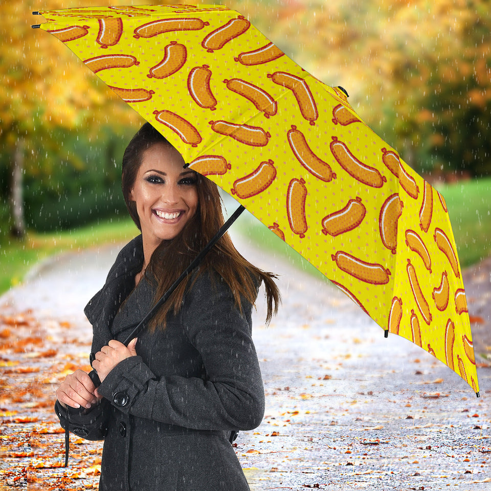 Sausage Pattern Print Design 01 Umbrella