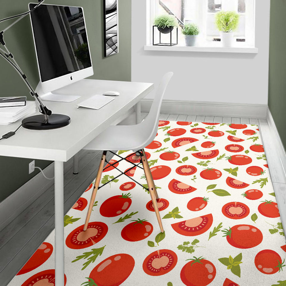 Tomato Pattern Area Rug