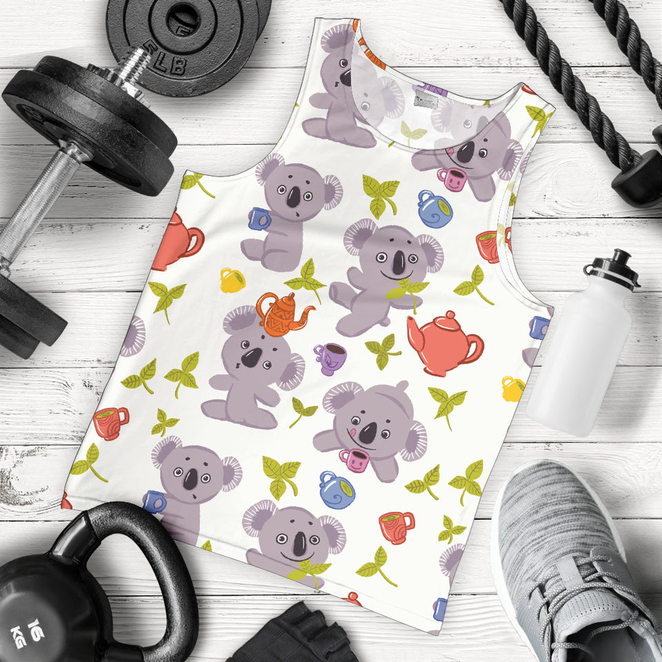Cute koalas teapots tea Men Tank Top