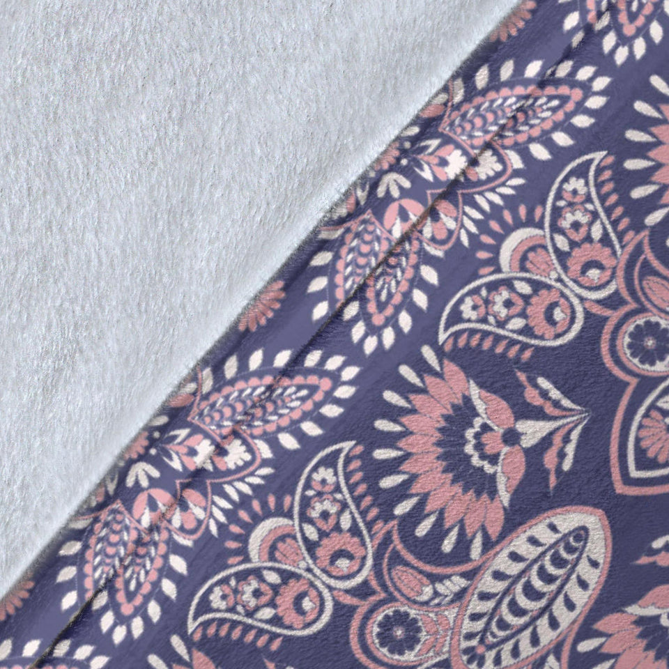 Indian Batik Style Pattern Premium Blanket