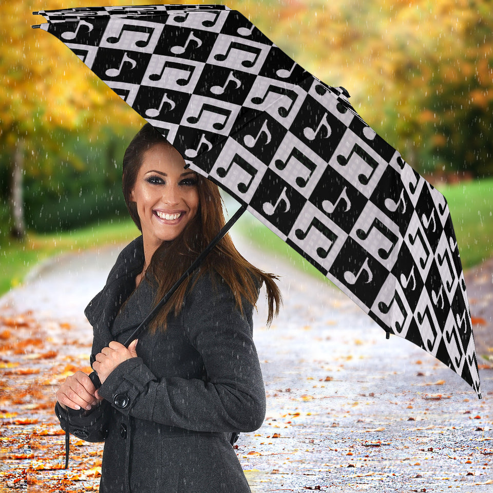 Music Notes Pattern Print Design 01 Umbrella