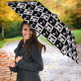 Music Notes Pattern Print Design 01 Umbrella