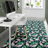Pelican Pattern Print Design 03 Area Rug