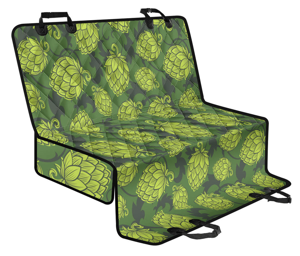 Hop Pattern Hop Cone Background Dog Car Seat Covers