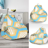 Bee Honeycomb Pattern Bean Bag Cover
