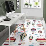 Hot Air Balloon Pattern Area Rug