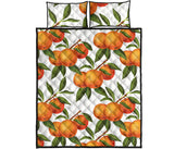 Oranges pattern background Quilt Bed Set