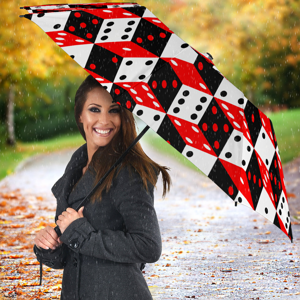 Dice Pattern Print Design 02 Umbrella