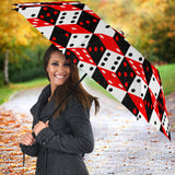 Dice Pattern Print Design 02 Umbrella