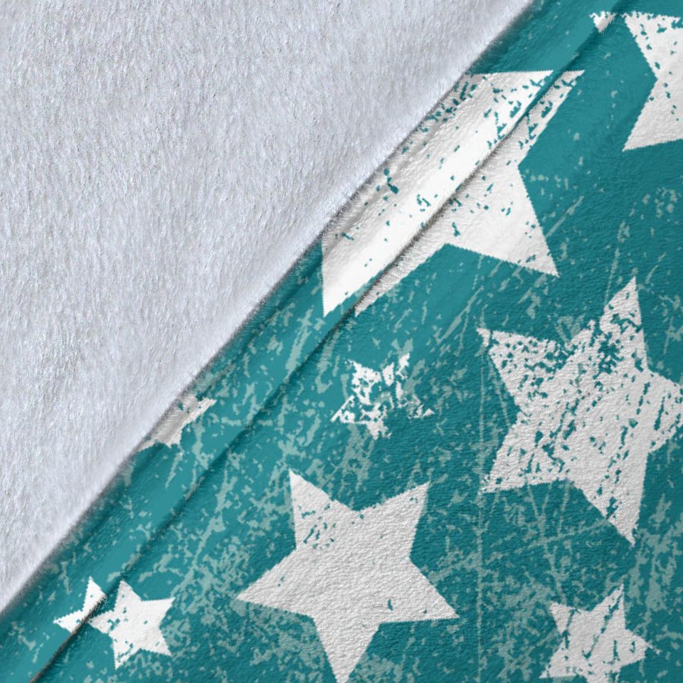 Vintage Star Pattern Premium Blanket