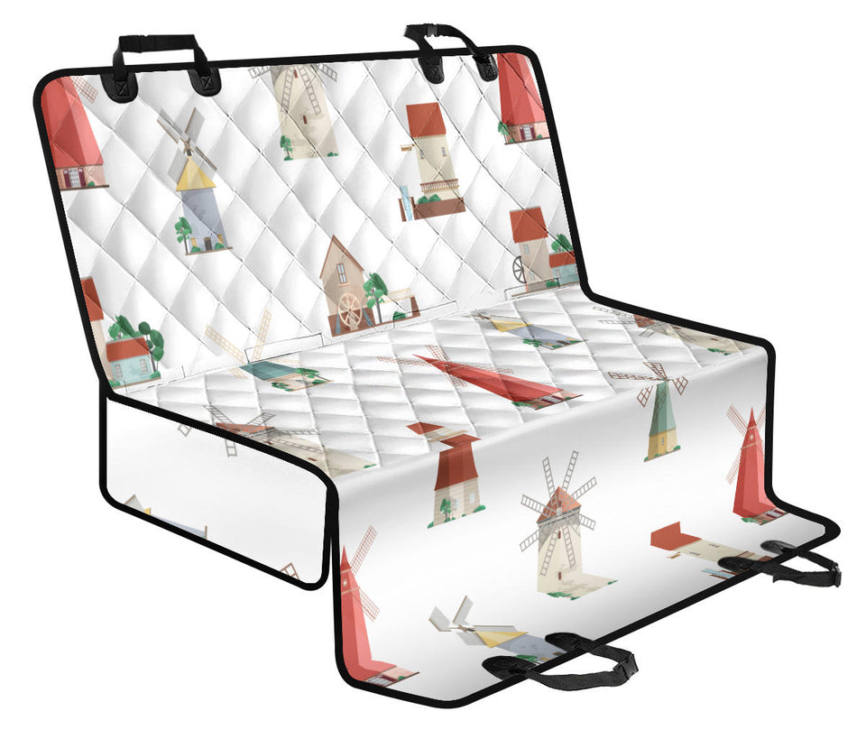 Windmill Design Pattern Dog Car Seat Covers
