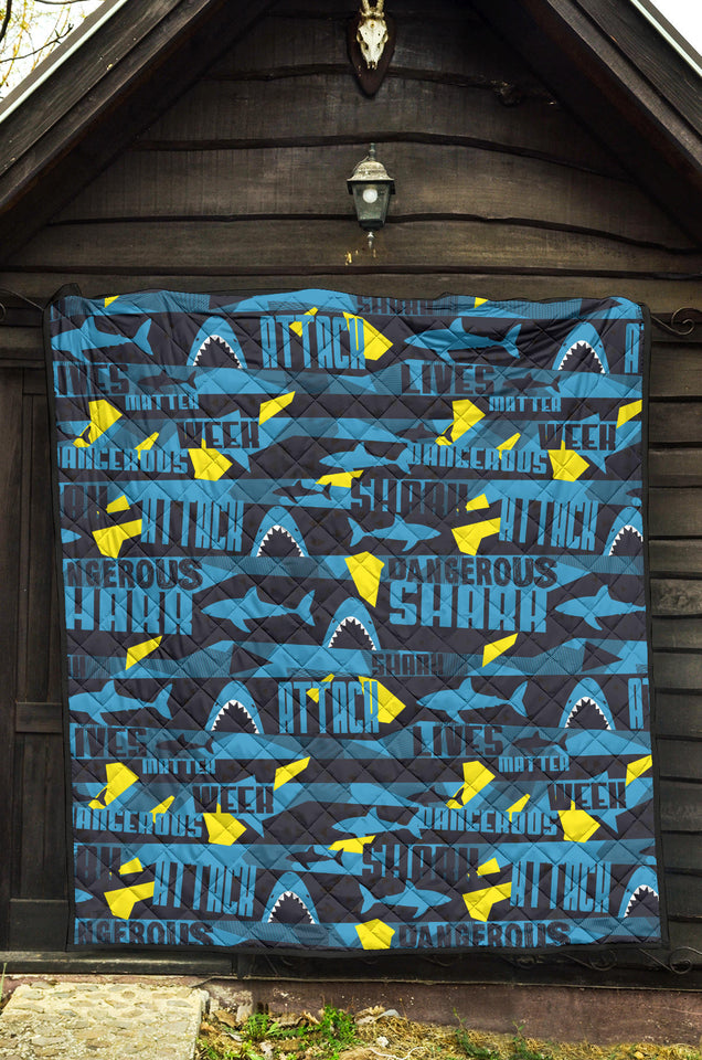 Shark Dangerous Premium Quilt