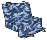 Blue Camo Camouflage Pattern Dog Car Seat Covers